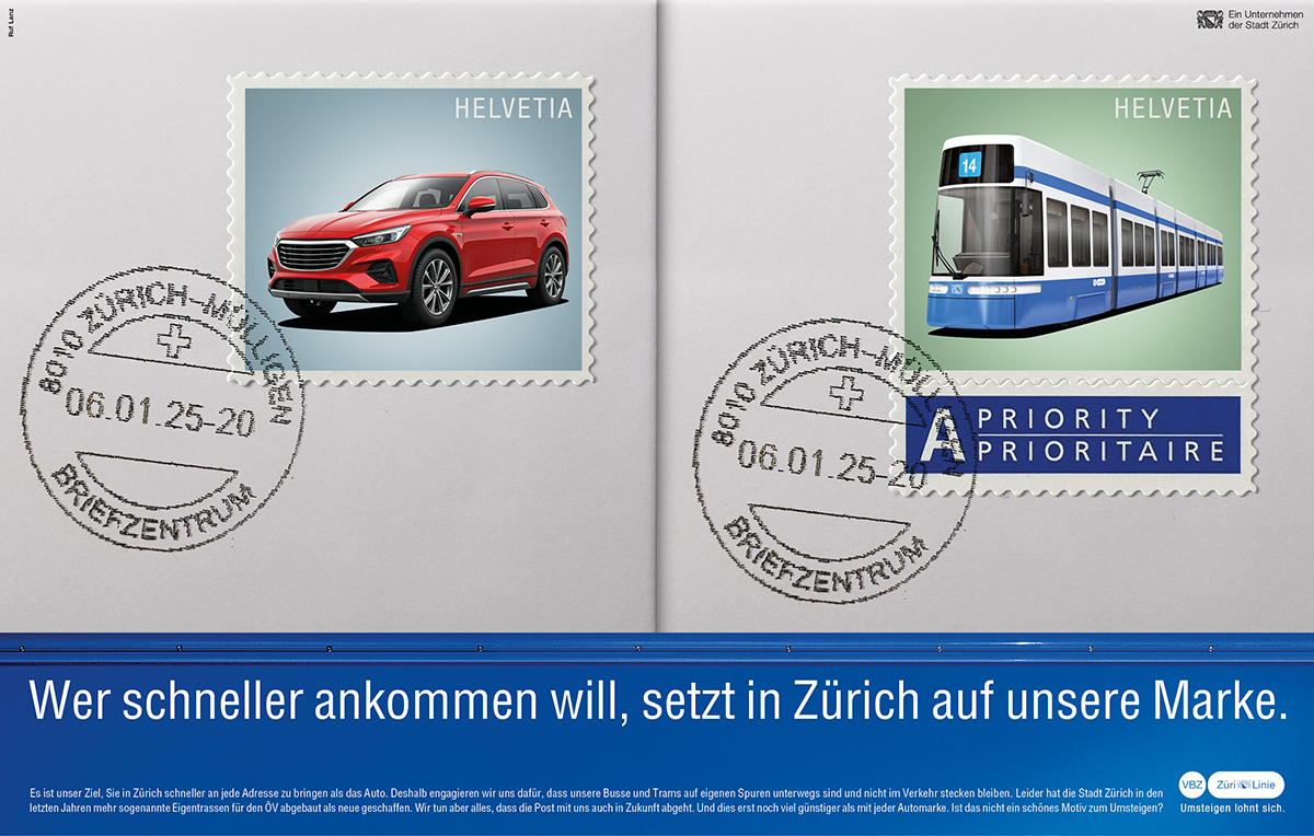 VBZ Kampagne Sujet