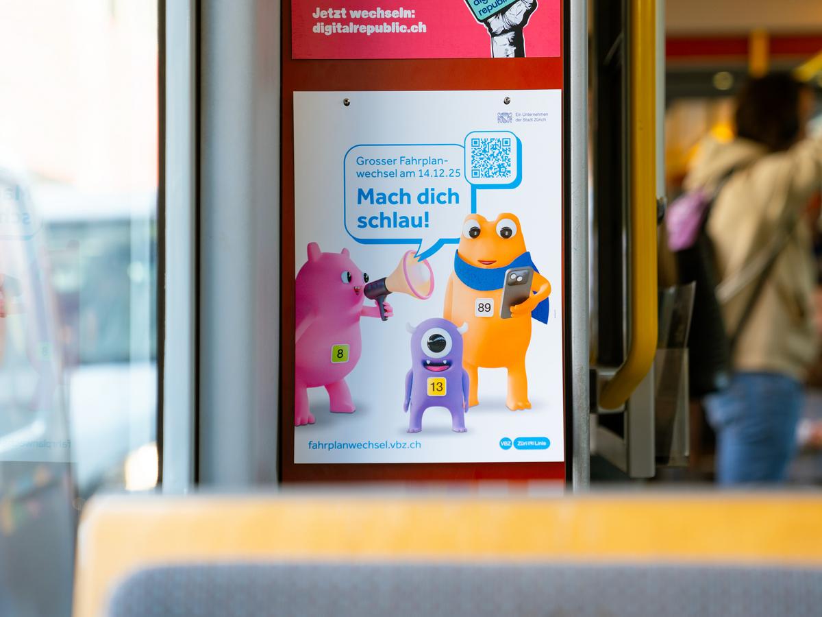VBZ Kampagnenmotive